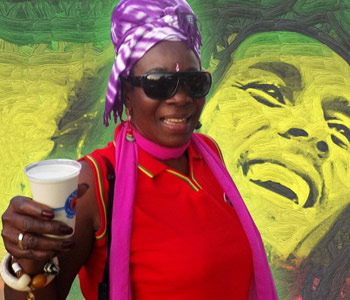 Rita Marley, horchata a ritmo de reggae